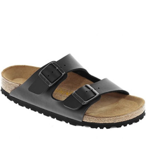 Birkenstock Shoes - Black Arizona Soft-Footbed Sandal